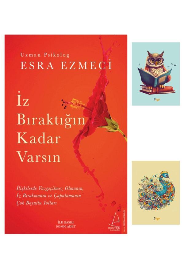 Dara Yayınları Esra Ezmeci - Iz Bıraktığın Kadar Varsın 9786254414855 - Not Defterli Seti - Dara - Image 1