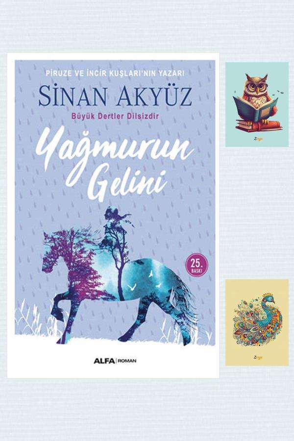 Alfa Yayınları Yağmurun Gelini - Sinan Akyüz - Alfa Yayıncılık - 9786051714486 - Not Defterli Seti - Alfa Yayıncılık - Image 1