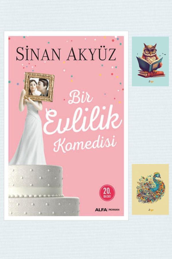 Alfa Yayınları Bir Evlilik Komedisi - Sinan Akyüz - Alfa Yayıncılık - 9786051712536 - Not Defterli Seti - Alfa Yayıncılık - Image 1