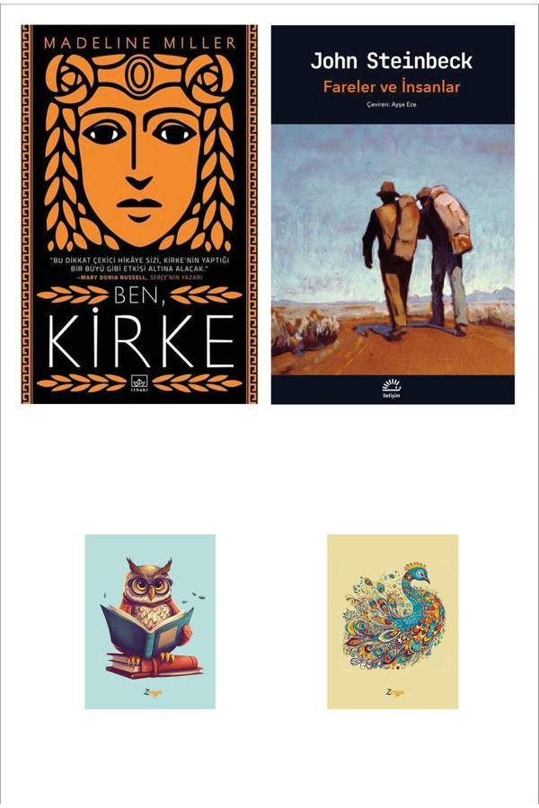 Dara Yayınları Fareler Ve İnsanlar John Steinbeck - Ben Kirke Madeline Miller (2 Not Defterli) - Dara - Image 1