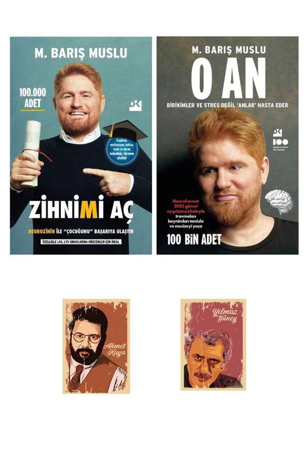Dara Yayınları Barış Muslu  Kitapları - O An - Zihnimi Aç - Doğan Kitap - Ahmet Kaya Defterli (2 Not Defterli) - Dara - Image 1