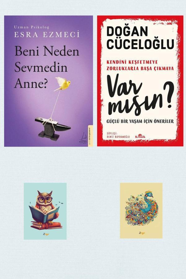 Dara Yayınları Doğan Cüceloğlu Var Mısın - Beni Neden Sevmedin Anne - Esra Ezmeci - Not Defterli Seti - Dara - Image 1