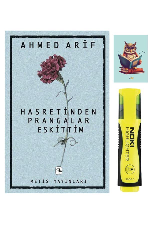 Dara Yayınları Hasretinden Prangalar Eskittim 9789753426527 - Ahmed Arif - Sarı Fosforlu Kalem - Not Defterli Seti - Dara - Image 1