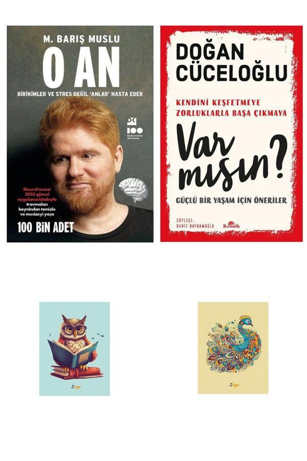 Dara Yayınları O An - M. Barış Muslu - Var Mısın - Doğan Cüceloğlu - Not Defter Seti - Dara - Image 1