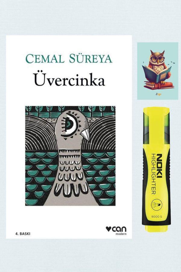 Dara Yayınları Üvercinka - Cemal Süreya 9789750745768 Sarı Fosforlu Kalem - Not Defterli Seti - Dara - Image 1