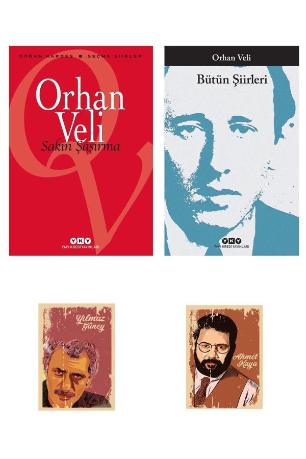 Yapı Kredi Yayınları Sakın Şaşırma Orhan Veli Şiirleri Seti Yılmaz Güney Ahmet Kaya Not Defterli - Yapı Kredi Yayınları - Image 1