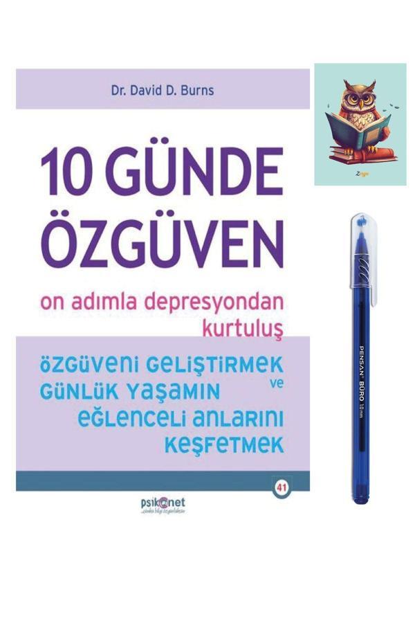 Dara Yayınları 10 Günde Özgüven - David D. Burns - Psikonet - 9786057496522 - (Not Defterli Ve Kalemli) - Dara - Image 1