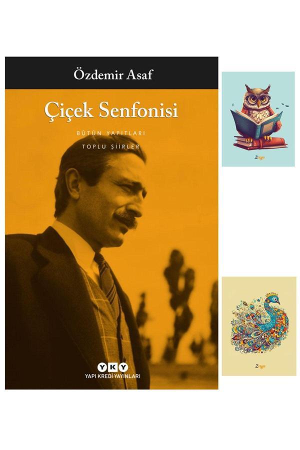 Yapı Kredi Yayınları Çiçek Senfonisi (Toplu Şiirler) - Özdemir Asaf --9789750814907 (2 Not Defterli) - Yapı Kredi Yayınları - Image 1