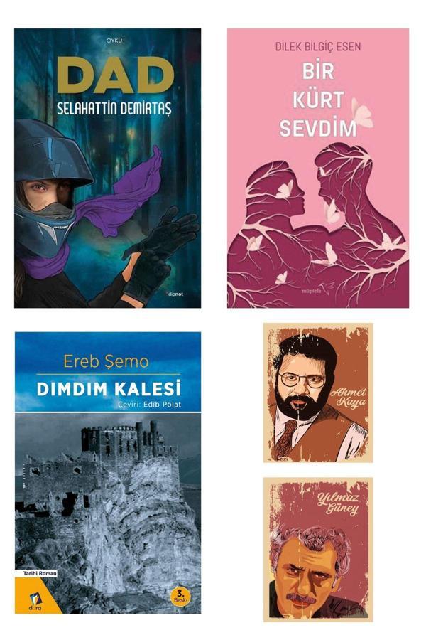 Dara Yayınları Dad - Selahattin Demirtaş Kitapları - Bir Kürt Sevdim - Dımdım Kalesi - Not Defteri Seti - Dara - Image 1