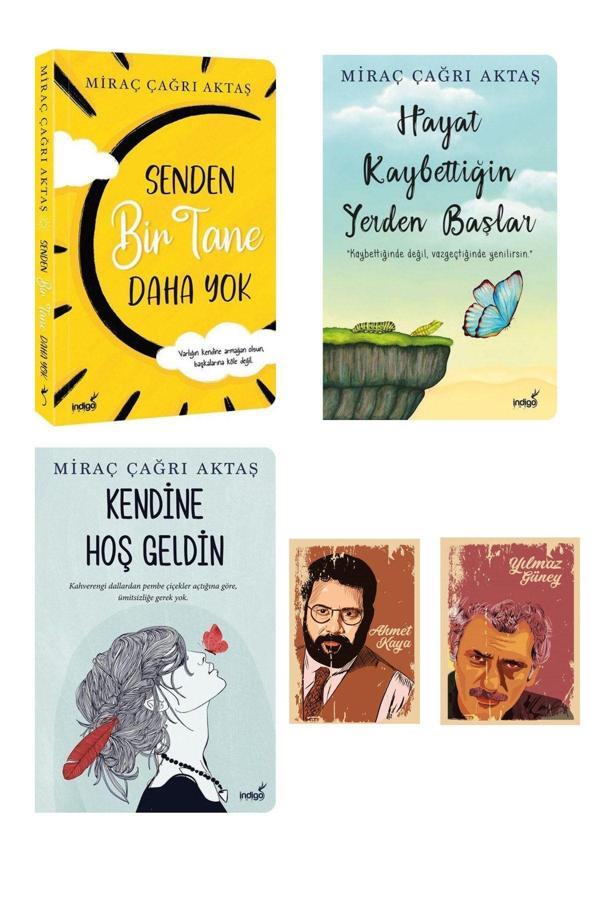 Dara Yayınları Miraç Çağrı Aktaş Kişisel Gelişim Seti - Kendine Hoş Geldin - Senden Bir Tane Daha Yok -Not Defterli - Dara - Image 1