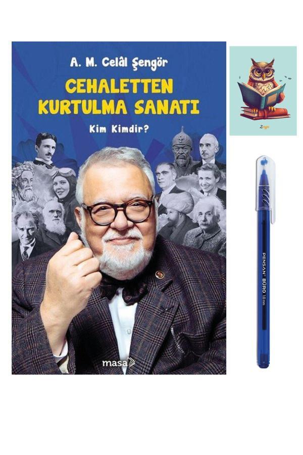 Masa Kitap Cehaletten Kurtulma Sanatı - Celal Şengör - 9786259454214 - Pensan Büro Mavi Tükenmez Kalem - Masa Kitap - Image 1
