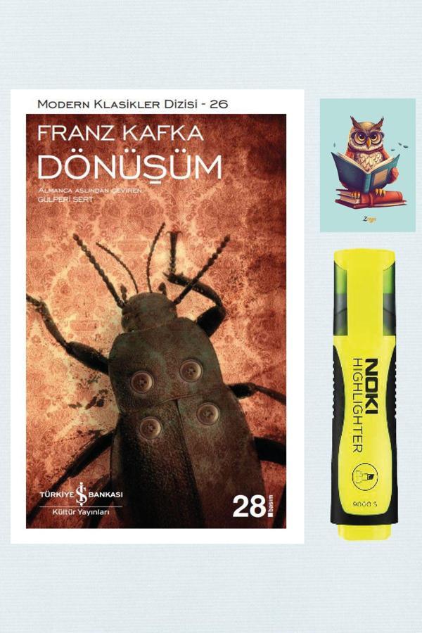 Dara Yayınları Dönüşüm - Franz Kafka - Iş Bankası Kültür Yayınları (Fosforlu Kalem - Baykuş Not Detferli) - Dara - Image 1