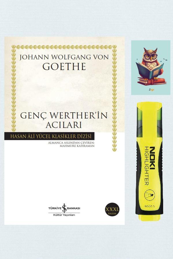 Dara Yayınları Genç Werther’İn Acıları-Johann Wolfgang Von Goethe-Sarı Fosforlu Kalem- Not Defteri Seti - Dara - Image 1