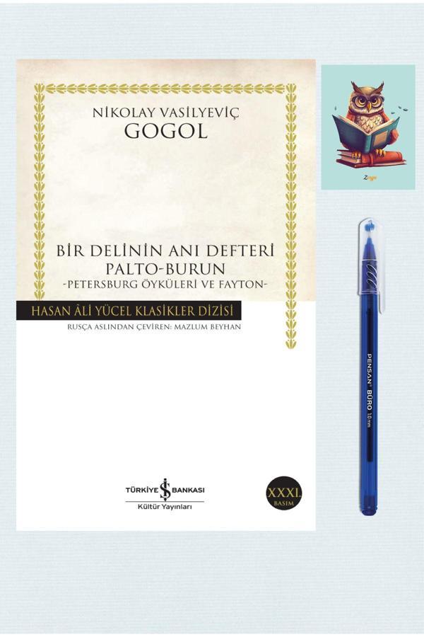 Dara Yayınları Bir Delinin Anı Defteri - Hasan Ali Yücel Klasikleri 9789944888035 - Gogol - Mavi Tükenmez Kalem - Dara - Image 1