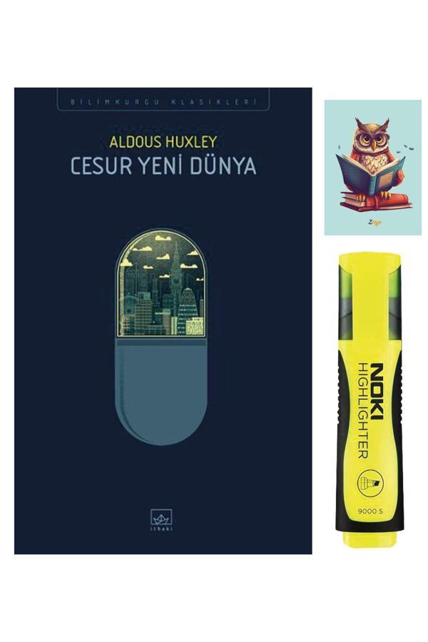 Dara Yayınları Cesur Yeni Dünya - Aldous Huxley 9789756902165 - Sarı Fosforlu Kalem - Not Defterli Seti - Dara - Image 1