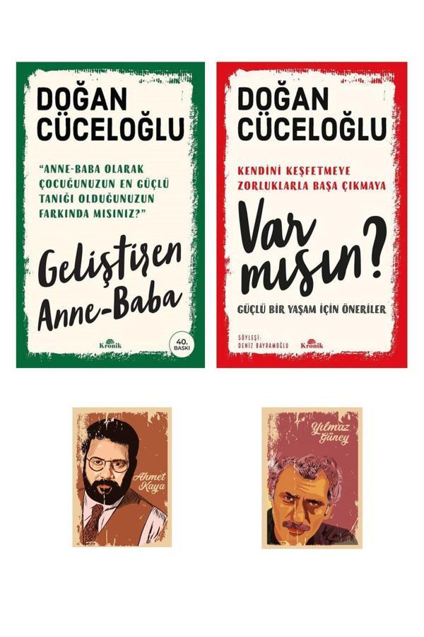 Dara Yayınları Doğan Cüceloğlu -Var Mısın-Geliştiren Anne Baba-Kronik Kitap- Ahmet Kaya Defteri (2 Not Defterli) - Dara - Image 1