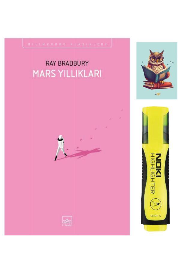 Dara Yayınları Mars Yıllıkları - Ray Bradbury - İthaki Yayınları - Sarı Fosforlu Kalem - Not Defteri Seti - Dara - Image 1