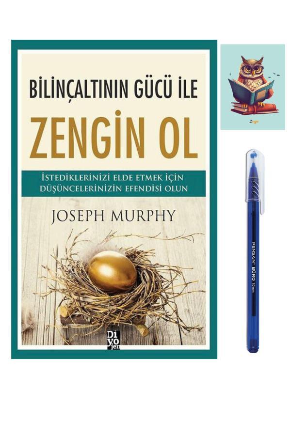 Diyojen Yayıncılık Bilinçaltının Gücü İle Zengin Ol - Joseph Murphy - Büro Mavi Tükenmez Kalem - Diyojen Yayıncılık - Image 1