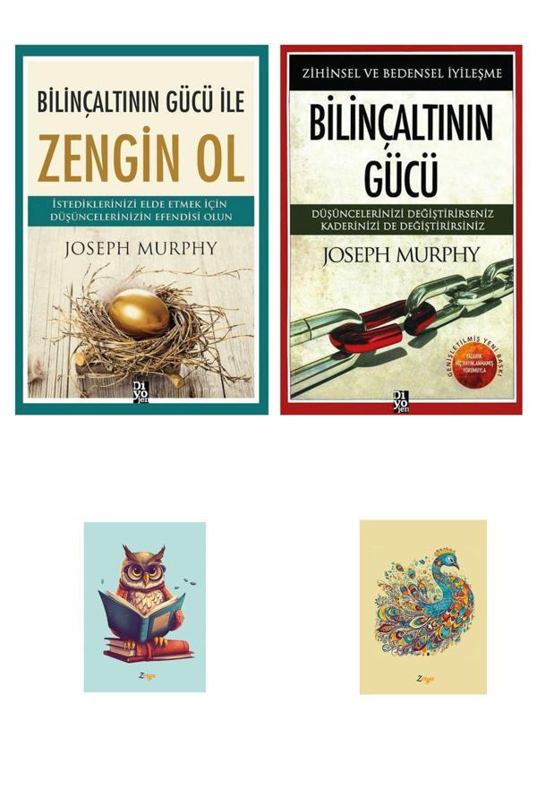 Diyojen Yayıncılık Bilinçaltının Gücü İle Zengin Ol - Joseph Murphy Kitapları - Not Defteri Seti - Diyojen Yayıncılık - Image 1