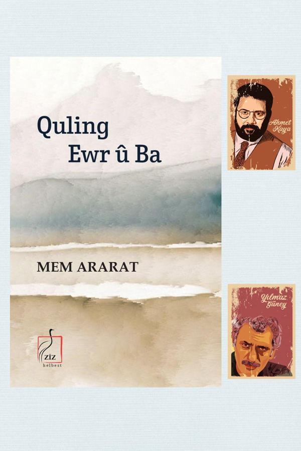 Dara Yayınları Quling Ewr Û Ba - Mem Ararat - Zîz Yayınları - 9786259416519 - Not Defterli Kürtçe Şiir Kitabı - Dara - Image 1