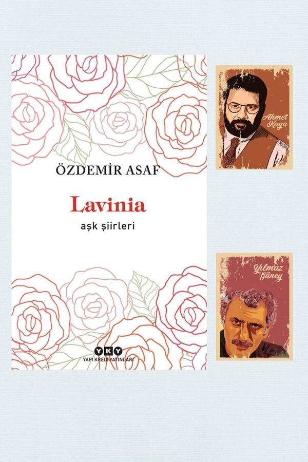 Dara Yayınları Lavinia Aşk Şiirleri - Özdemir Asaf Özel Şiir Seti Yılmaz Güney Ahmet Kaya Not Defterli - Dara - Image 1