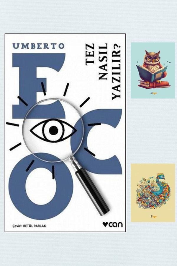 Dara Yayınları Tez Nasıl Yazılır? - Umberto Eco - Can Yayınları - 9789750736452 - Not Defterli Seti - Dara - Image 1
