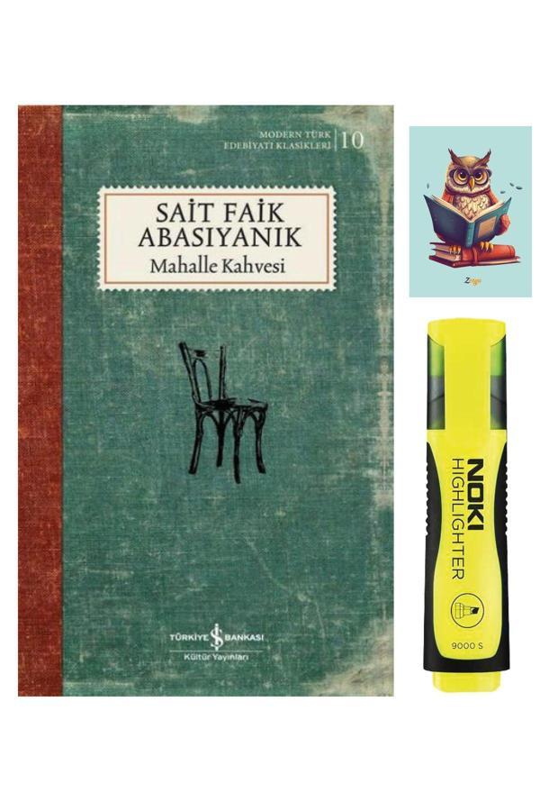 Dara Yayınları Mahalle Kahvesi - Sait Faik Abasıyanık 9786254054044 Sarı Fosforlu Kalem - Not Defterli Seti - Dara - Image 1