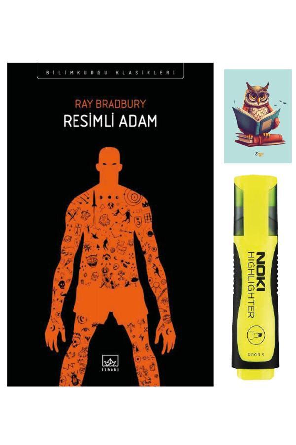 Dara Yayınları Resimli Adam - Ray Bradbury - İthaki Yayınları - Sarı Fosforlu Kalem - Not Defter Seti - Dara - Image 1