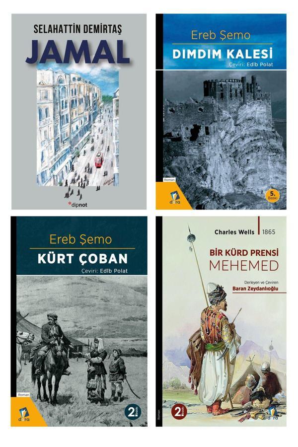 Dara Yayınları Selahattin Demirtaş - Jamal - Dımdım Kalesi - Kürt Çoban - Kürtlerle İlgili Romanlar Seti - Dara - Image 1