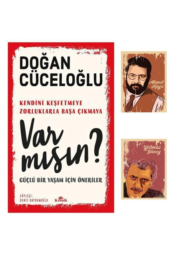 Dara Yayınları Var Mısın? - Doğan Cüceloğlu - Kronik Kitap - Roman Seti - Yılmaz Güney Ahmet Kaya (2 Not Defterli) - Dara - Image 1