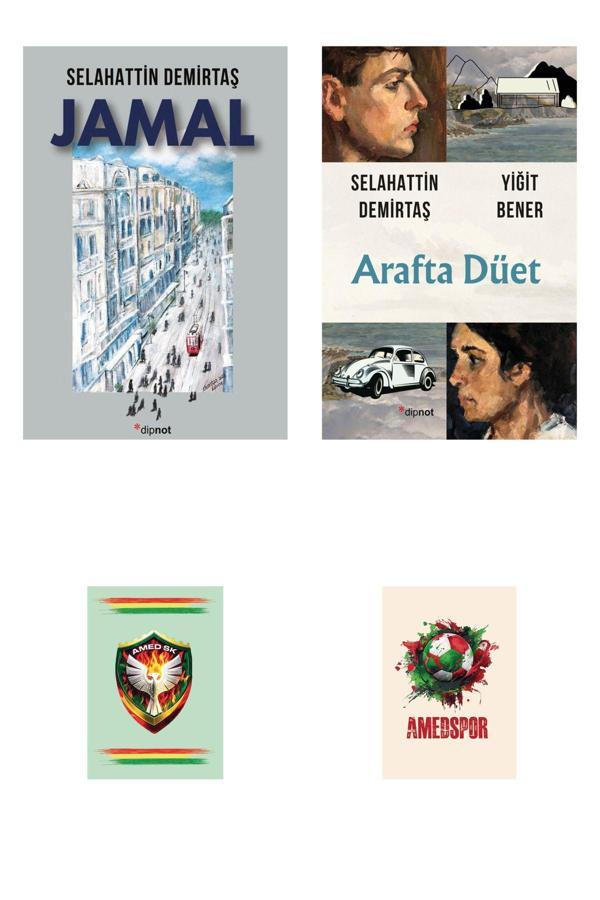 Dara Yayınları Jamal - Arafta Düet Selahattin Demirtaş - Amedspor Not Defteri Seti (2 Not Defterli) - Dara - Image 1