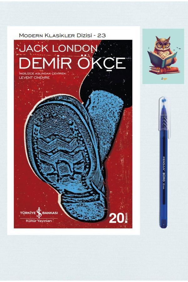 Dara Yayınları Demir Ökçe - Jack London - İş Bankası - Büro Mavi Tükenmez Kalem - Dara - Image 1