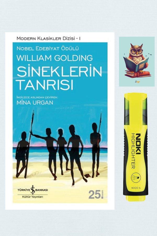 Dara Yayınları Sineklerin Tanrısı 9789754582901 - William Golding - Sarı Fosforlu Kalem - Not Defterli Seti - Dara - Image 1