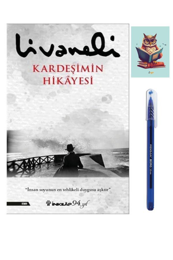 Dara Yayınları Kardeşimin Hikayesi Romanı - Zülfü Livaneli - Büro Mavi Tükenmez Kalem - Not Defterli - Dara - Image 1