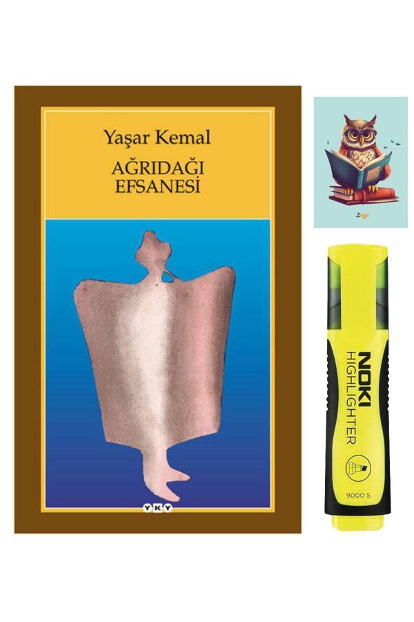 Dara Yayınları Ağrıdağı Efsanesi - Yaşar Kemal 9789750807411 - Sarı Fosforlu Kalem - Not Defterli Özel Seti - Dara - Image 1