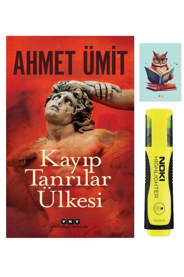 Dara Yayınları Kayıp Tanrılar Ülkesi 9789750850417 - Ahmet Ümit - Yky -Sarı Fosforlu Kalem - Not Defter Seti - Dara - Image 1
