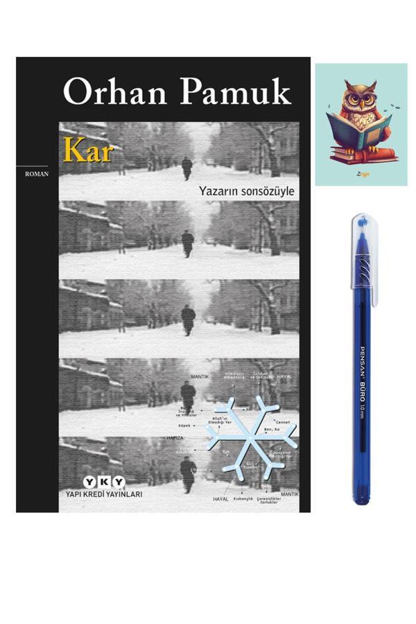 Yapı Kredi Yayınları Kar - Orhan Pamuk - Pensan Büro Mavi Tükenmez Kalem - Yapı Kredi Yayınları - Image 1