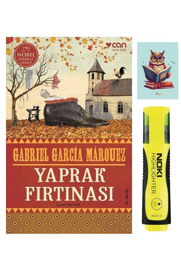 Dara Yayınları Yaprak Fırtınası 9789750721915 Gabriel Garcia Marquez - Sarı Fosforlu Kalem - Defterli Seti - Dara - Image 1