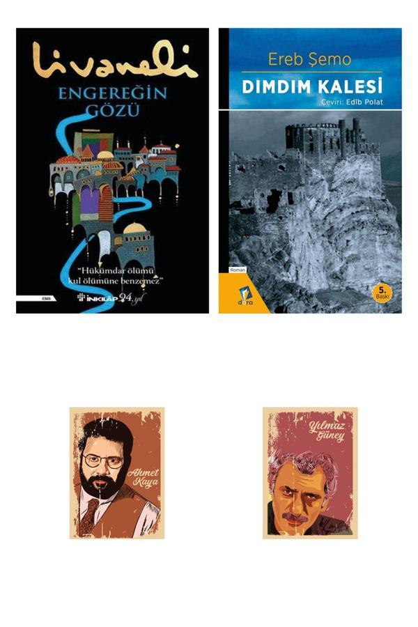 Dara Yayınları Engereğin Gözü Zülfü Livaneli - Dımdım Kalesi Romanları Seti (2 Not Defterli) - Dara - Image 1