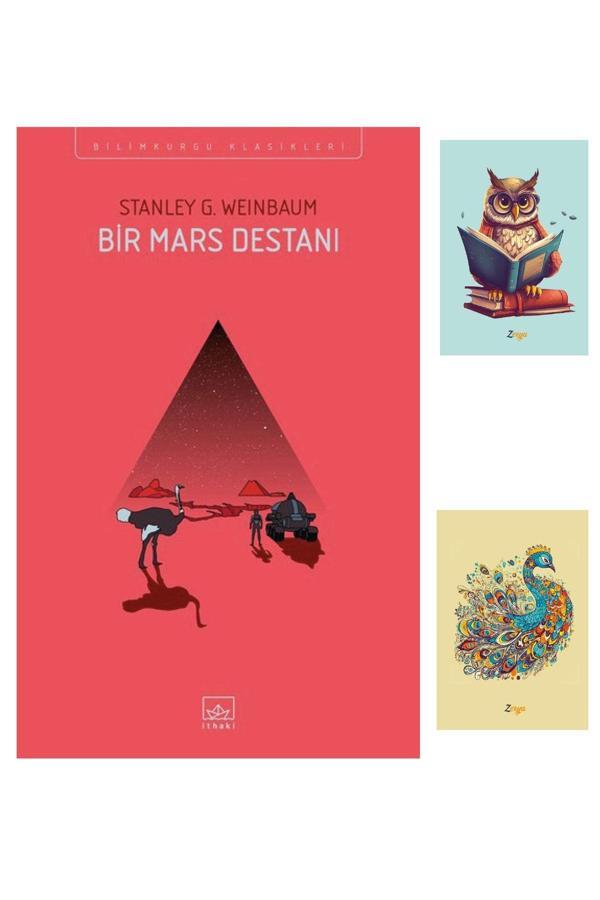 Dara Yayınları Bir Mars Destanı - Stanley G. Weinbaum 9786053758259 Ithaki Yayınları - Not Defterli Seti - Dara - Image 1