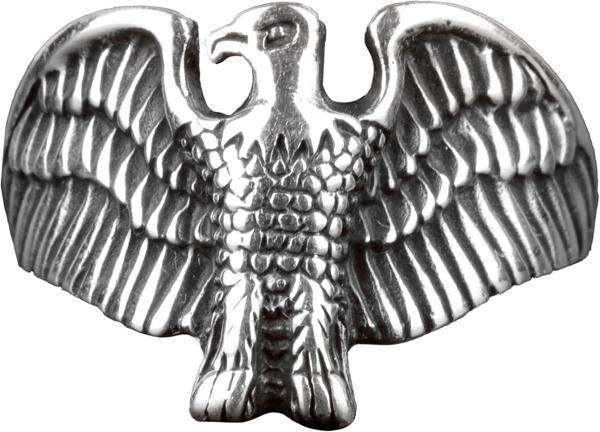 Gümüş Erkek Yüzüğü, Kartal Yüzüğü, Kuş Yüzüğü - Image 1