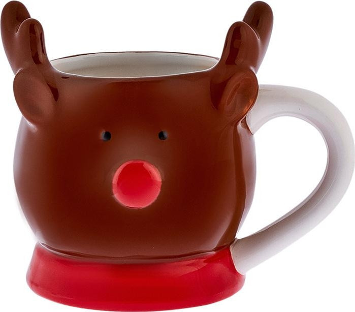 Pukator Idefix Porcelain Mug - 300ml Ceramic Coffee Cup With Glossy Finish