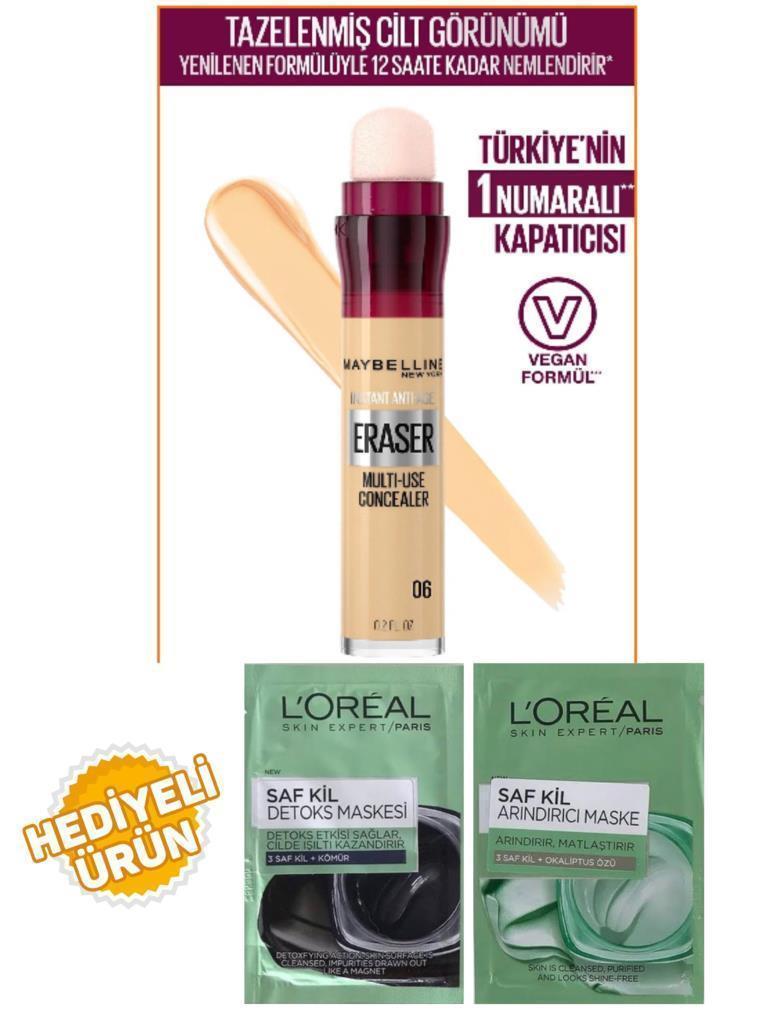 Maybelline New York Instant Anti Age Eraser Kapatıcı - 06 Neutralizer ...
