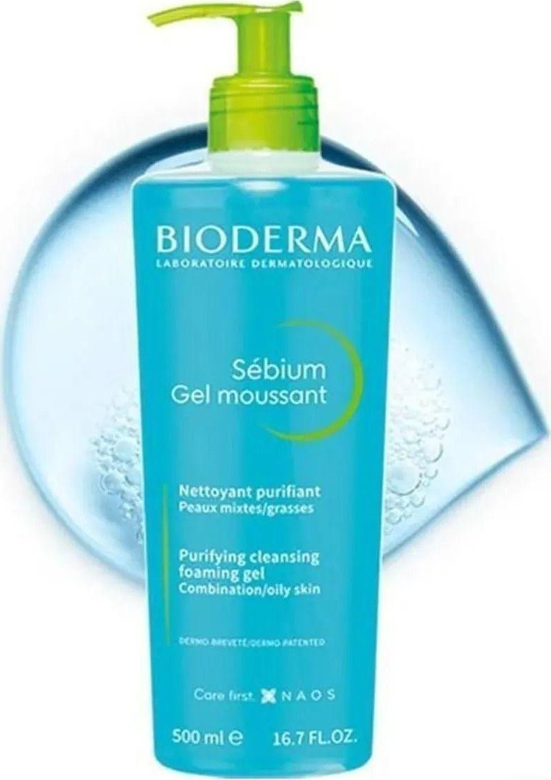Bioderma Sebium Foaming Gel 500 ml Yüz Temizleme Jeli