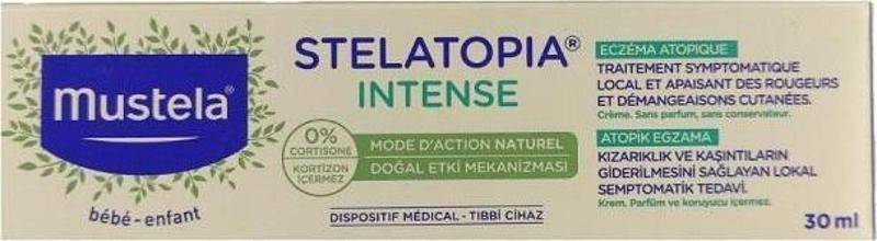 Stelatopia İntense Kızarıklık ve Kaşıntı Giderici Krem 30 ml