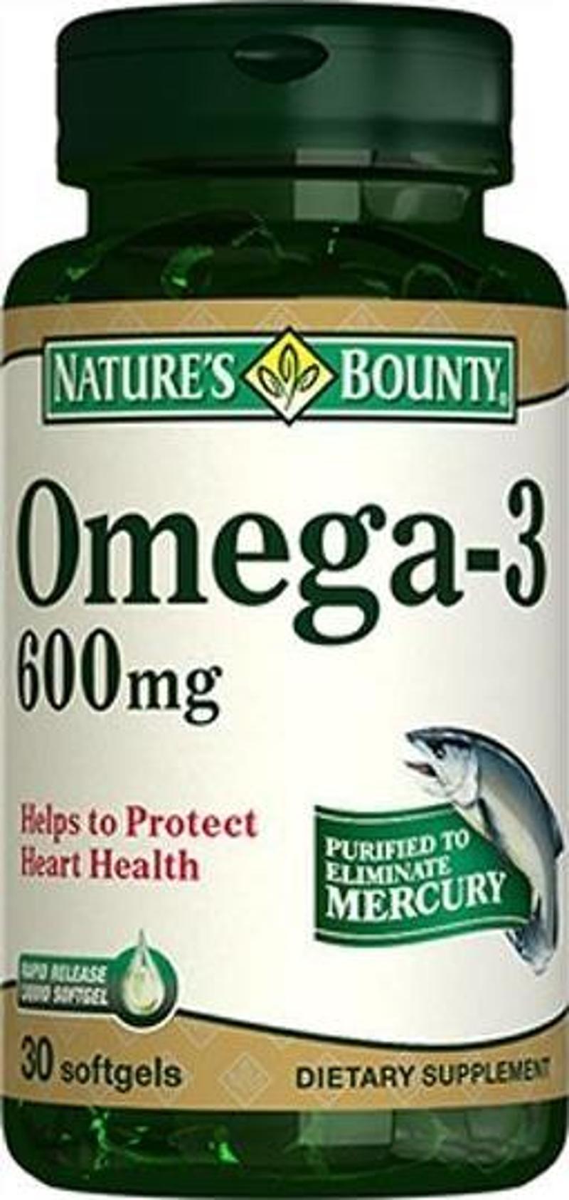 Omega-3 600 mg 30 Kapsül