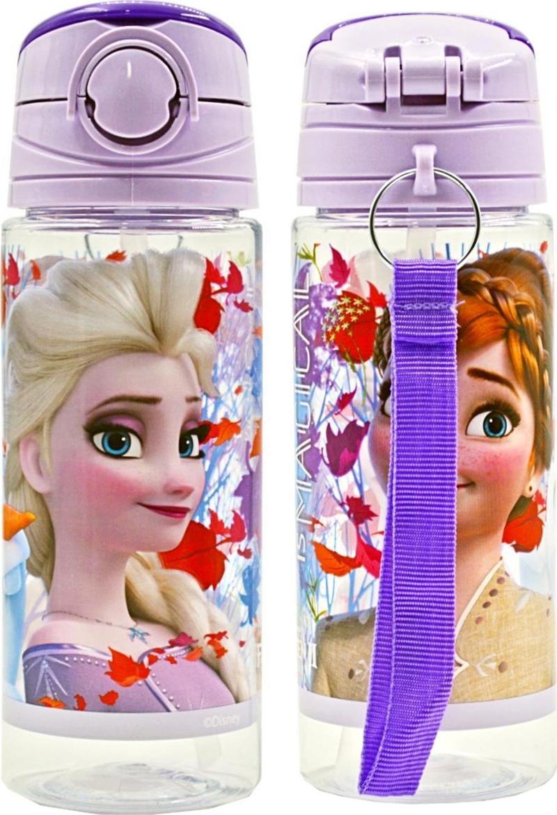 Disney Frozen II Lisanslı Pipetli Matara 500 Ml Lila OTTO-44209