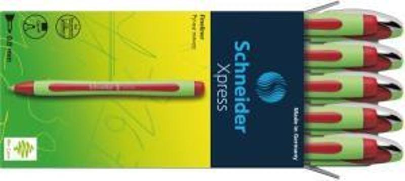 190002 Fineliner Keçe Uç Kalem Xpress 0.8 Mm Kırmızı (10 Lu Paket)