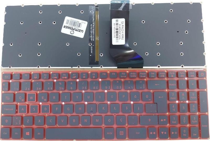 Acer Nitro 5 An515-52-76ez Klavye Işıklı Kırmızı K-ac47
