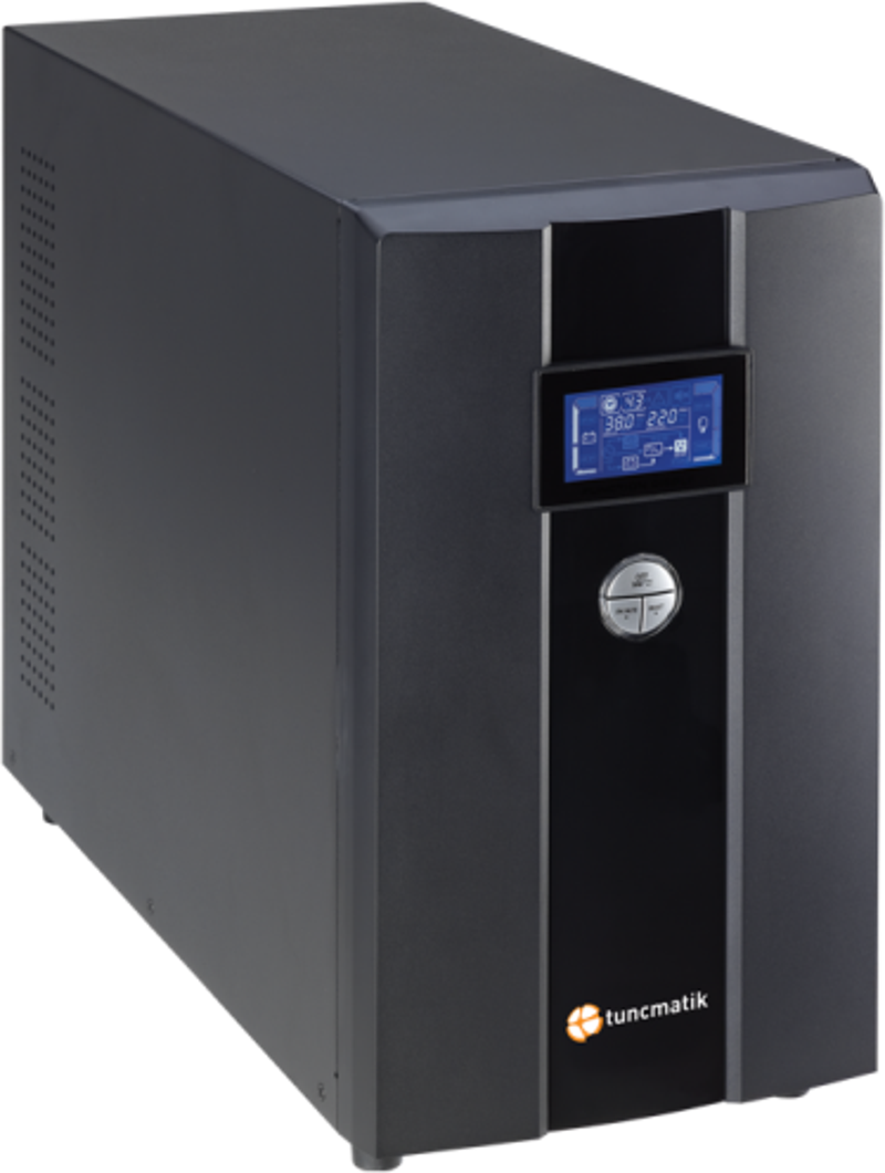 1 Kva On-Line Newtech Pro3 Ups Lcd Ekran 2X9Ah Akü Kesintisiz Güç Kaynağı